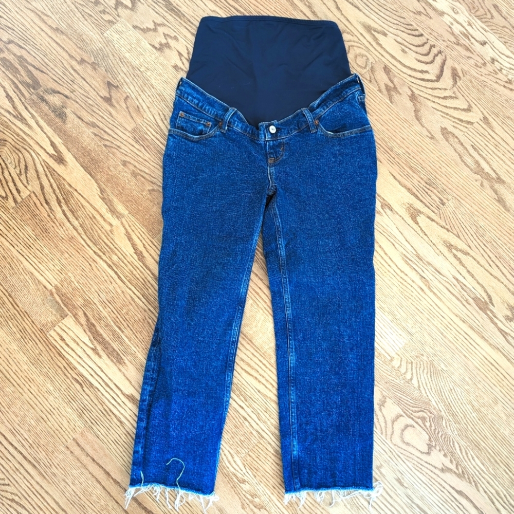 Abercrombie & Fitch Maternity Ankle Straight Jean